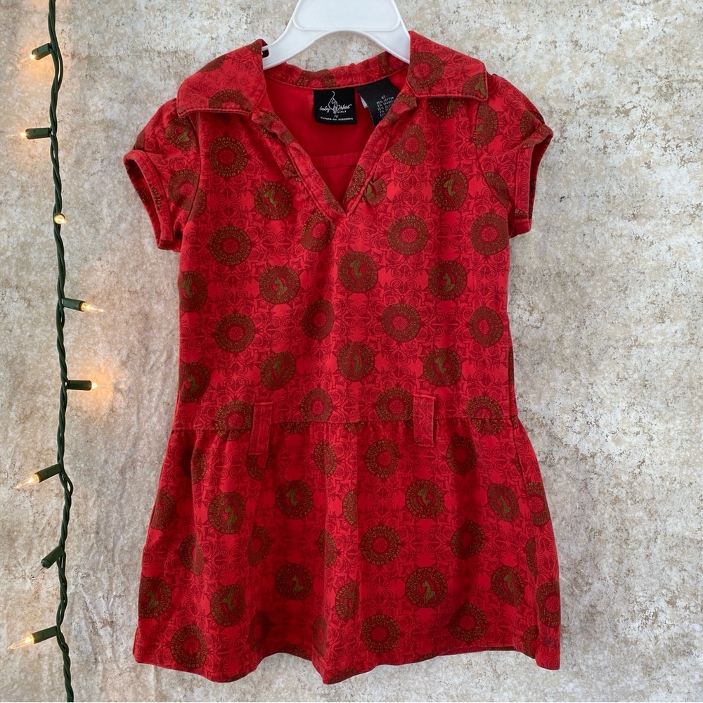 🪩Red Baby Phat dress 100% authentic size 4T ❤️